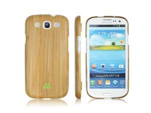 For Samsung Galaxy S3 Case, Evutec Wood S 0.04 Ultra Thin Slim/Fibre DuPont FSC Certified Farm Wood/Made with real Wood Veneer/Drop Protection/Naturally Sleek Snap Case Cover - Bamboo For Samsung Galaxy S3 Case, Evutec Wood S 0.04 Ultra Thin Slim/Fibre DuPont FSC Certified Farm Wood/Made with real Wood Veneer/Drop Protection/Naturally Sleek Snap Case Cover - Bamboo