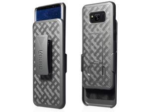 Aduro Samsung Galaxy S8 Holster Shell Case - Combo Series, Super Slim Shell Case with Built-in Kickstand and Swivel Belt Clip Holster for Samsung Galaxy S8 (NOT Plus) Aduro Samsung Galaxy S8 Holster Shell Case - Combo Series, Super Slim Shell Case with Built-in Kickstand and Swivel Belt Clip Holster for Samsung Galaxy S8 (NOT Plus)