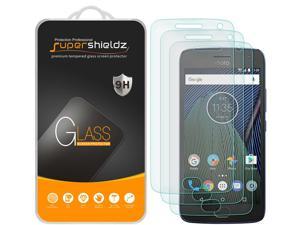 3Pack Supershieldz for Motorola Moto G5 Plus  Moto G Plus 5th Generation Tempered Glass Screen Protector AntiScratch AntiFingerprint Bubble Free Lifetime Replacement Warranty