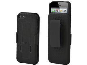 Aduro Shell Holster Combo Case for Apple iPhone SE / 5 / 5S with Kick-Stand & Belt Clip (At&t, Verizon, T-Mobile & Sprint) Aduro Shell Holster Combo Case for Apple iPhone SE / 5 / 5S with Kick-Stand & Belt Clip (At&t, Verizon, T-Mobile & Sprint)