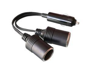 Apoi Cigarette Lighter Port Splitter Adapter,1 to 2 Cigarette Lighter Splitter, Compatible iPhone and Samsung, 12V Voltage Suitable for Various Cars-Black Apoi Cigarette Lighter Port Splitter Adapter,1 to 2 Cigarette Lighter Splitter, Compatible iPhone and Samsung, 12V Voltage Suitable for Various Cars-Black