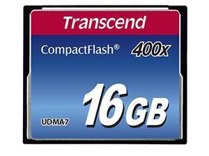 Transcend 16GB CompactFlash Memory Card 400x (TS16GCF400)