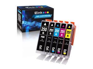 E-Z Ink (TM) Compatible Ink Cartridge Replacement for Canon PGI-250XL PGI 250 XL CLI-251XL CLI 251 XL to use with PIXMA MX922 MG5520 (1 Large Black, 1 Cyan, 1 Magenta, 1 Yellow, 1 Small Black) 5 Pack E-Z Ink (TM) Compatible Ink Cartridge Replacement for Canon PGI-250XL PGI 250 XL CLI-251XL CLI 251 XL to use with PIXMA MX922 MG5520 (1 Large Black, 1 Cyan, 1 Magenta, 1 Yellow, 1 Small Black) 5 Pack