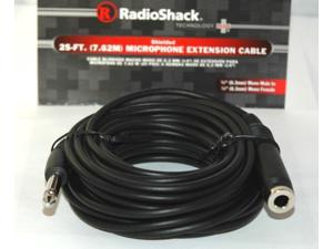 RadioShack 25-Foot Shielded Microphone Extension Cable