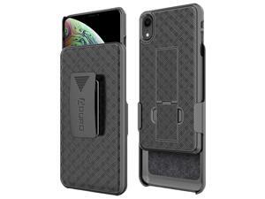 iPhone Xs Max Holster Case, Aduro Combo Shell & Holster Case - Super Slim Shell Case with Built-in Kickstand, Swivel Belt Clip Holster for Apple iPhone Xs Max (2018/2019) iPhone Xs Max Holster Case, Aduro Combo Shell & Holster Case - Super Slim Shell Case with Built-in Kickstand, Swivel Belt Clip Holster for Apple iPhone Xs Max (2018/2019)