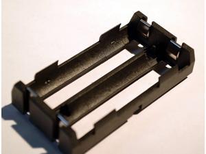Battery Holder, 18650 x 2, Through Hole Battery Holder, 18650 x 2, Through Hole