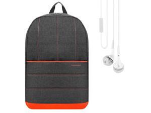 Vangoddy Grove Backpack School Rucksack (Coral Orange) for Lenovo IdeaPad, ThinkPad 14 to 15.6 inch Laptop with Stereo Earphone with Mic Vangoddy Grove Backpack School Rucksack (Coral Orange) for Lenovo IdeaPad, ThinkPad 14 to 15.6 inch Laptop with Stereo Earphone with Mic