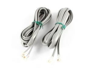 30cm length Short RJ12 to RJ12 Flat type cable 6pin  6p6c High Quality 15cm 