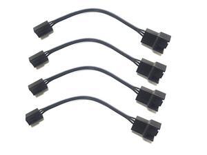 4Pin PWM to 3Pin Standard Fan Adapter Cable (4 Pack) 4Pin PWM to 3Pin Standard Fan Adapter Cable (4 Pack)