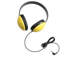 Califone Listening First Stereo Headphones, Yellow Califone Listening First Stereo Headphones, Yellow