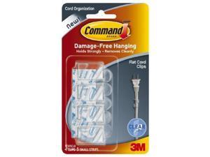 Command Cord Clips Clear Carded Command Cord Clips Clear Carded