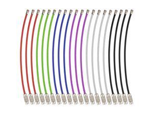 Keychain, Wisdompro 20 Pack of 4.3 Inches Stainless Steel Wire Ring 2mm Cable Loops/Rings for Hanging Luggage Tag, Keyrings and ID Tag Keepers (Pack of 20-4.3") Keychain, Wisdompro 20 Pack of 4.3 Inches Stainless Steel Wire Ring 2mm Cable Loops/Rings for Hanging Luggage Tag, Keyrings and ID Tag Keepers (Pack of 20-4.3")