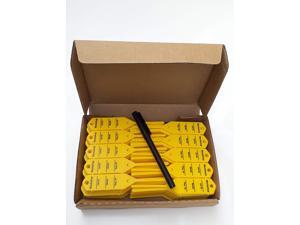 Mechanic Service Auto Key Tags - Yellow self Locking Car Key Tags Made of Waterproof Plastic | Box of 300 Auto Tags | NO Folding, NO Key Rings, NO Laminated Key Tags Necessary | Pen Included Mechanic Service Auto Key Tags - Yellow self Locking Car Key Tags Made of Waterproof Plastic | Box of 300 Auto Tags | NO Folding, NO Key Rings, NO Laminated Key Tags Necessary | Pen Included