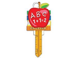 Lucky Line Key Shapes, TEACHER, House Key Blank, SC1, 1 Key (B131S) Lucky Line Key Shapes, TEACHER, House Key Blank, SC1, 1 Key (B131S)