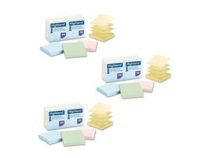 Highland 6549-PUA Pop-up Notes, 3 x 3 Inches, Assorted Pastel Colors, 36 Pack Highland 6549-PUA Pop-up Notes, 3 x 3 Inches, Assorted Pastel Colors, 36 Pack