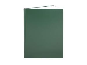 BookFactory Green Blank Book/Blank Notebook - 96 Pages, Blank Format, 8" x 10", Green Cover, Smyth Sewn Hardbound (BLA-096-SBB-A-LGT00)