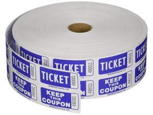 S.P. Richards Company Ticket Roll, Double with Coupon, 2000/RL, Blue (SPR99230) S.P. Richards Company Ticket Roll, Double with Coupon, 2000/RL, Blue (SPR99230)