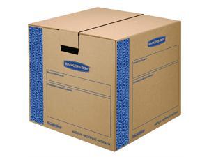 Bankers Box SmoothMove Prime Moving Boxes, Tape-Free, FastFold Easy Assembly, Handles, Reusable, Medium, 18 x 18 x 16 Inches, 8 Pack (0062801) Bankers Box SmoothMove Prime Moving Boxes, Tape-Free, FastFold Easy Assembly, Handles, Reusable, Medium, 18 x 18 x 16 Inches, 8 Pack (0062801)