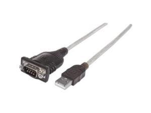 Manhattan Products USB to Serial Converter Connects One Serial Device to a USB Port, FTDI FT232RL Chip, 45 cm (18 in.) 151856 Manhattan Products USB to Serial Converter Connects One Serial Device to a USB Port, FTDI FT232RL Chip, 45 cm (18 in.) 151856