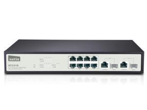 Netis 8FE+2 Combo-Port Gigabit Ethernet SNMP Switch, 5.6 Gbps Switching Fabric Capacity (ST3310) Netis 8FE+2 Combo-Port Gigabit Ethernet SNMP Switch, 5.6 Gbps Switching Fabric Capacity (ST3310)