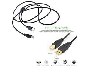OMNIHIL 30 Feet Long High Speed USB 2.0 Cable Compatible with Canon CanoScan 8800F Flatbed Scanner 