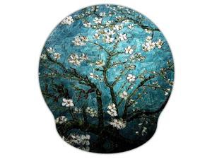 Mouse Pads for Computers Van Gogh Ergonomic Memory Foam Nonslip Wrist Support-Lightweight Rest Mousepad for Office,Gaming,Computer, Laptop & Mac,Pain Relief,at Home Or Work (Van Gogh Painting)