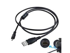 USB Data SYNC AV A/V TV Cable Cord for Nikon Coolpix L820 S210 L25 P7000 Camera 