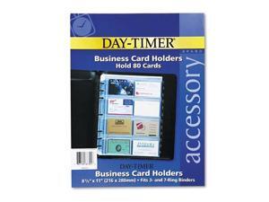 DTM87325 - DAYTIMER'S INC. Business Card Holders for Looseleaf Planners DTM87325 - DAYTIMER'S INC. Business Card Holders for Looseleaf Planners