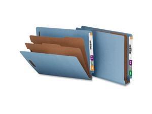 SP17371 Nature Saver End Tab Classification Folder - Letter - 8.50" Width x 11" Length Sheet Size - End Tab Location - 2 Dividers - 25 pt. - Blue - 10 / Box SP17371 Nature Saver End Tab Classification Folder - Letter - 8.50" Width x 11" Length Sheet Size - End Tab Location - 2 Dividers - 25 pt. - Blue - 10 / Box