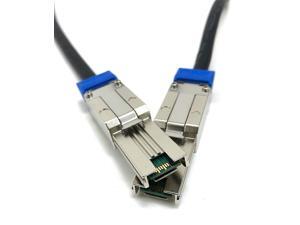 Micro Connectors, Inc. 1 Meter Mini SAS Controller to Mini SAS External Enclosure, SFF-8088 to SFF-8088 (M03-1318) Micro Connectors, Inc. 1 Meter Mini SAS Controller to Mini SAS External Enclosure, SFF-8088 to SFF-8088 (M03-1318)