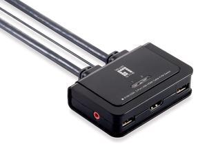 LevelOne Cable KVM Switch, 2 Ports, KVM-0290 LevelOne Cable KVM Switch, 2 Ports, KVM-0290