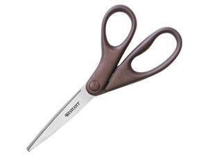 41511 Westcott Office Design Rustproof Scissor - 3.13" Cutting Length - 8" Overall Length - Pointed - Straight-left/right - Stainless Steel, Plastic - Burgundy 41511 Westcott Office Design Rustproof Scissor - 3.13" Cutting Length - 8" Overall Length - Pointed - Straight-left/right - Stainless Steel, Plastic - Burgundy