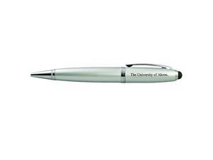 University of Akron -Stylus USB Pen-Silver University of Akron -Stylus USB Pen-Silver