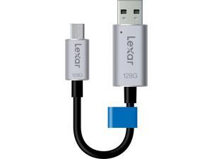 Lexar JumpDrive C20m 128GB Micro-USB to USB 3.1 Flash Drive w/Type A Connector - LJDC20m-128BBNL Lexar JumpDrive C20m 128GB Micro-USB to USB 3.1 Flash Drive w/Type A Connector - LJDC20m-128BBNL