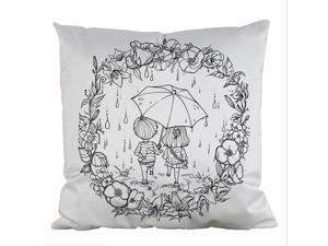 DIY Colouring Cushion Covers Cotton Linen Pillow cases 45cm x45cm DIY Colouring Cushion Covers Cotton Linen Pillow cases 45cm x45cm