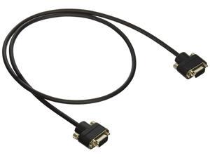 C2G 52174 Serial RS232 DB9 Null Modem Cable with Low Profile Connectors F/F, in-Wall CMG-Rated, Black (3 Feet, 0.91 Meters) C2G 52174 Serial RS232 DB9 Null Modem Cable with Low Profile Connectors F/F, in-Wall CMG-Rated, Black (3 Feet, 0.91 Meters)