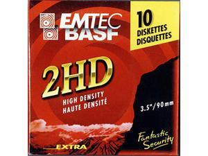 Emtec 3.5" 2HD Floppy Diskette UNFORMATTED 10-pack Emtec 3.5" 2HD Floppy Diskette UNFORMATTED 10-pack