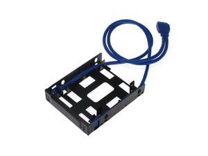 SEDNA - Floppy bay Mounting Adapter for 2 x 2.5" HDD / SSD with 2 x USB 3.0 Port SEDNA - Floppy bay Mounting Adapter for 2 x 2.5" HDD / SSD with 2 x USB 3.0 Port