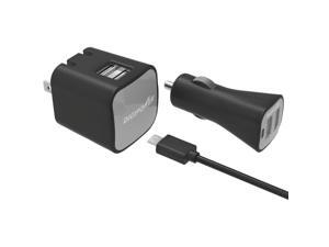 DIGIPOWER IS-PK2DM InstaSense(TM) 2.4-Amp Dual-Port USB Car Charger & 2.4-Amp Dual-Port USB Wall Charger electronic consumer DIGIPOWER IS-PK2DM InstaSense(TM) 2.4-Amp Dual-Port USB Car Charger & 2.4-Amp Dual-Port USB Wall Charger electronic consumer