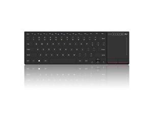 Rii K22 Ultra Slim 2.4GHz Mini Wireless Multimedia Keyboard with Touchpad,Aviation Aluminum Alloy Cover and Rechargable Li-ion Battery for PC,Laptop,Raspberry Pi2,Smart TV,IPTV,Android Box
