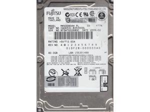 MHV2080AH PL, PN CA06531-B35300DL, Fujitsu 80GB IDE 2.5 Hard Drive