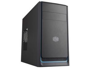 Cooler Master MasterBox E300L with Brushed Front Panel, Blue Colored Trim, and a Side Panel with Air Vent Case Cooler Master MasterBox E300L with Brushed Front Panel, Blue Colored Trim, and a Side Panel with Air Vent Case