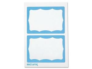 67643 Baumgartens Self-adhesive Visitor Badge - 3.50" Width x 2.25" Height - White, Blue 67643 Baumgartens Self-adhesive Visitor Badge - 3.50" Width x 2.25" Height - White, Blue