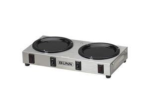 WX2 BUNN Two Station Warmer Plate - 130 W - Stainless Steel - Stainless Steel WX2 BUNN Two Station Warmer Plate - 130 W - Stainless Steel - Stainless Steel