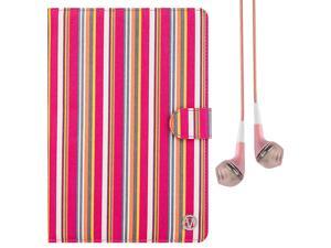 Vangoddy Dauphine Portfolio Case Kocaso MX780 MX770 M736 M772 M776H M770 M776 MX736 7" Tablets + VG Headphones (Candy Stripes) Vangoddy Dauphine Portfolio Case Kocaso MX780 MX770 M736 M772 M776H M770 M776 MX736 7" Tablets + VG Headphones (Candy Stripes)