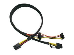 Motherboard 10 Pin to PCI-E 8 Pin(6+2) SATA IDE Molex Power Adapter Cable Compatible with HP DL380 G6 G7 Server 25-in(63.5cm) Motherboard 10 Pin to PCI-E 8 Pin(6+2) SATA IDE Molex Power Adapter Cable Compatible with HP DL380 G6 G7 Server 25-in(63.5cm)