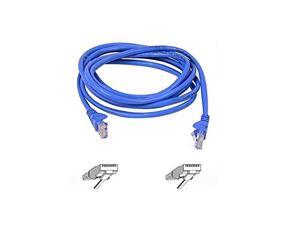 Belkinponents 3ft Cat5e Patch Cable Utp Gray Pvc Jacket 24awg T568b 50 Micron Gold Plate