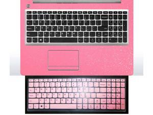 2in1 Wrist Palmrest Skin Sticker With Touchpad Cover+ Keyboard Protector for Lenovo Ideapad 510 15'' (shimmery pink palmrest cover+semi-pink keyboard skin) 2in1 Wrist Palmrest Skin Sticker With Touchpad Cover+ Keyboard Protector for Lenovo Ideapad 510 15'' (shimmery pink palmrest cover+semi-pink keyboard skin)