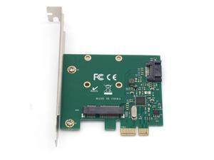 PCI-E PCIe to mSATA SSD + SATA 3.0 Combo Extender Adapter PCI-E to SATAIII Card PCI-E PCIe to mSATA SSD + SATA 3.0 Combo Extender Adapter PCI-E to SATAIII Card