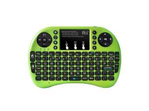 Rii i8+ Green Backlight Wireless Mouse Touchpad Keyboard for PC Smart TV PS4 Rii i8+ Green Backlight Wireless Mouse Touchpad Keyboard for PC Smart TV PS4